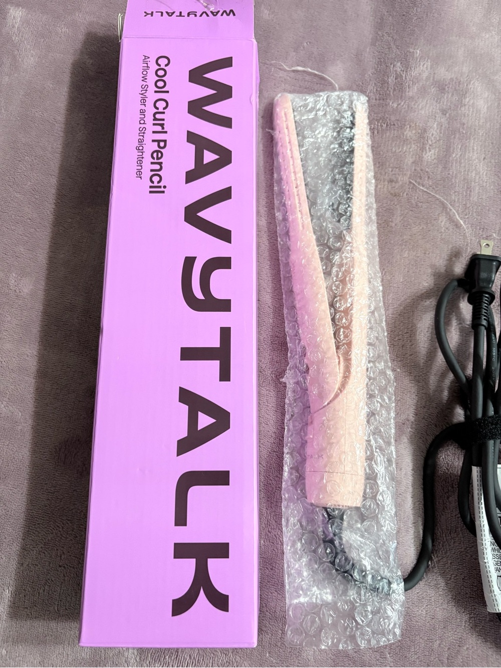 Wavytalk Cool Curl Pencil Hair Styler - Pink